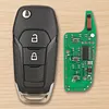 Keyless Entry Remote Flip Key Fob Replacement Compatible for Ford Mondeo Escort