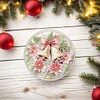 (US Local)6pcs Set Xmas Theme DIY Diamond Painting Coasters Kit with Holder Kit