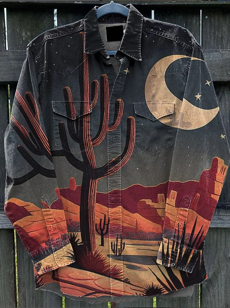 Men's Western Cowboy Buttons Shirt