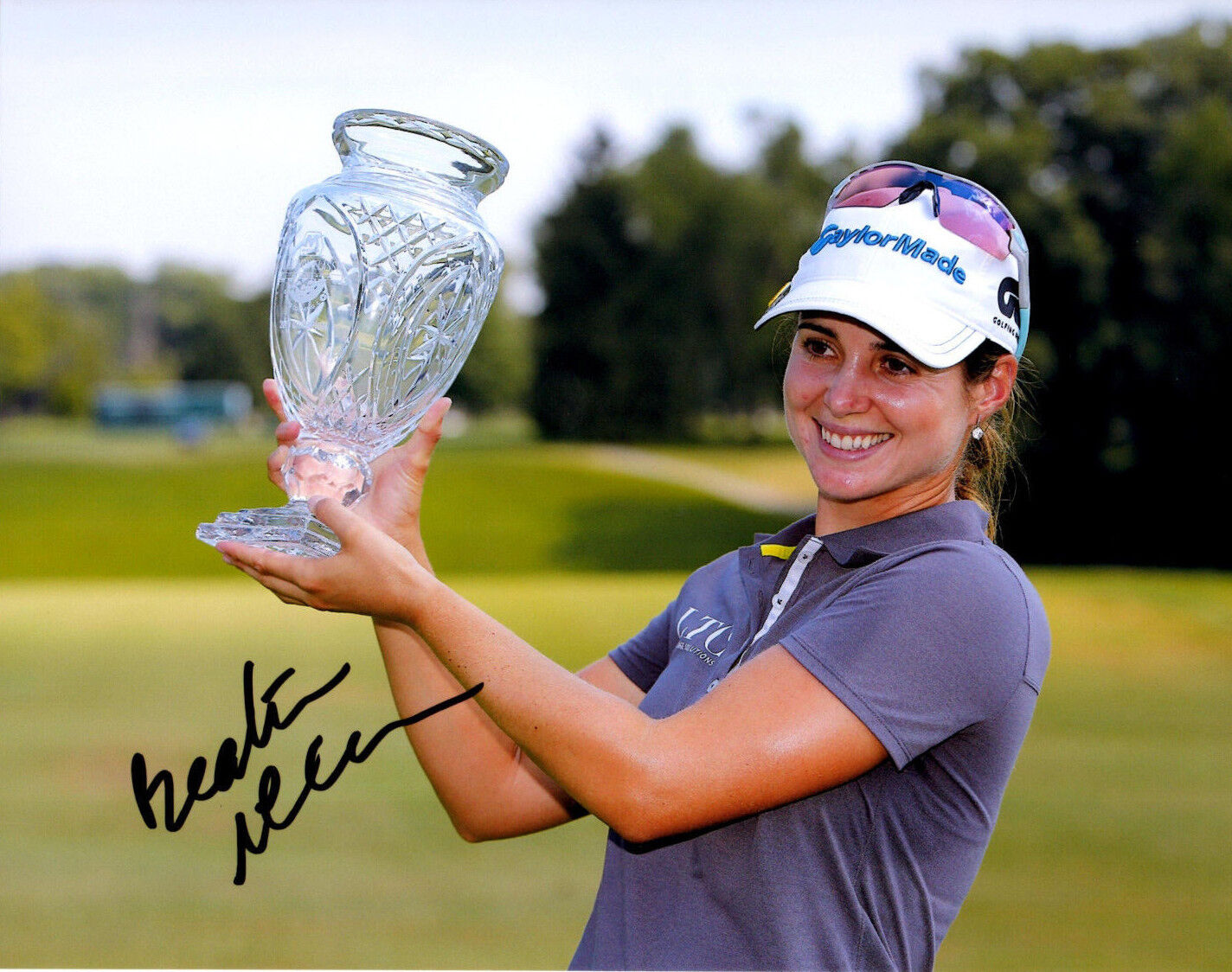Beatriz Recari LPGA star hand signed autographed 8x10 golf Photo Poster painting coa Spain