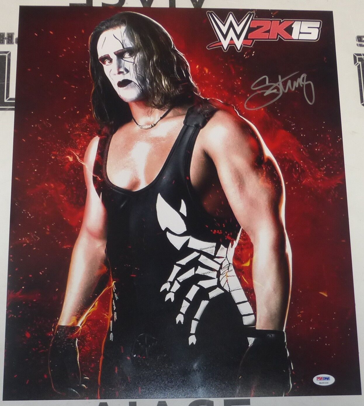 Sting Signed WWE 16x20 Photo Poster painting PSA/DNA COA 2k15 Video Game Picture xbox PS4 Auto'd