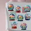 8 Stück Regenbogen Kristallkugel - 5D DIY Craft Sticker Magnet