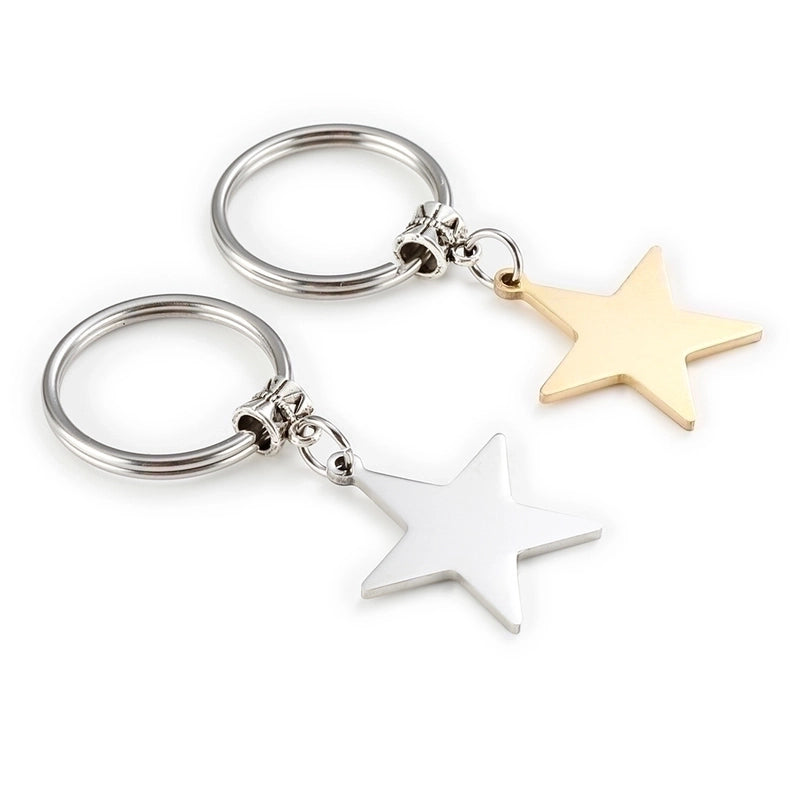 Fashion Star Stainless Steel Bag Pendant Keychain