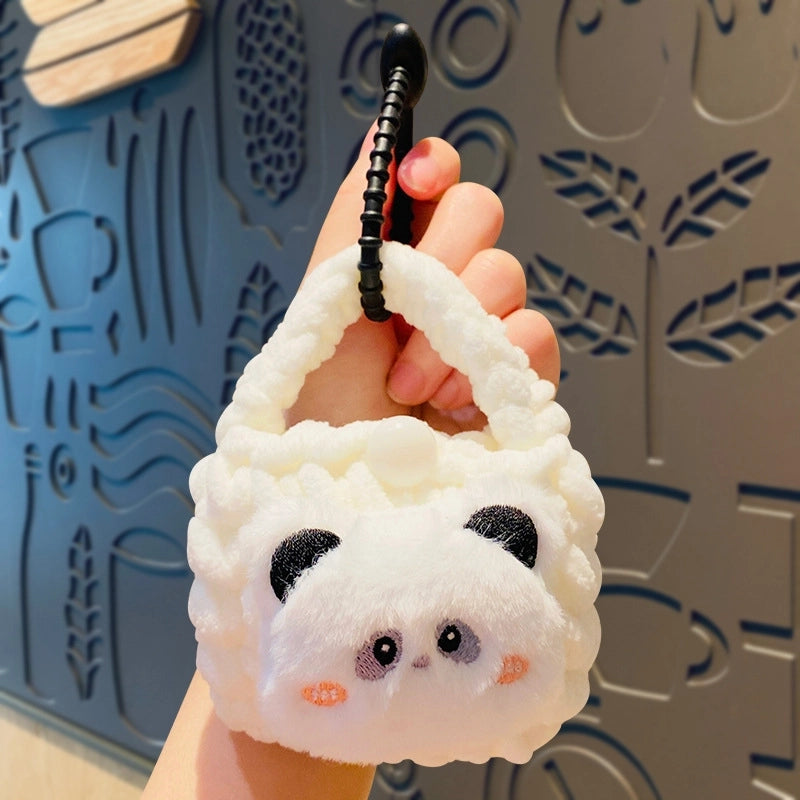 Cartoon Style Bear Plush Unisex Bag Pendant Keychain