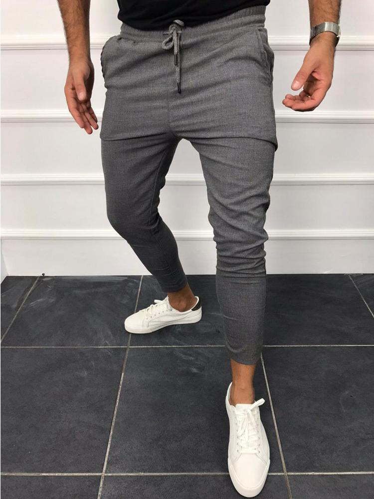 Men's Summer New Lace Up Casual Pants