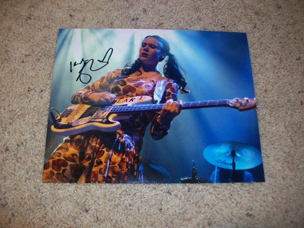 KATE NASH GIRL TALK SIGNED AUTOGRAPH 8x10 Photo Poster painting E