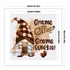 Coffee Gnome - 11CT Stamped Cross Stitch - 40*40cm