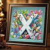 Butterfly Flower X 5D Partial Drill DIY Diamond Painting Kit 30*30cm