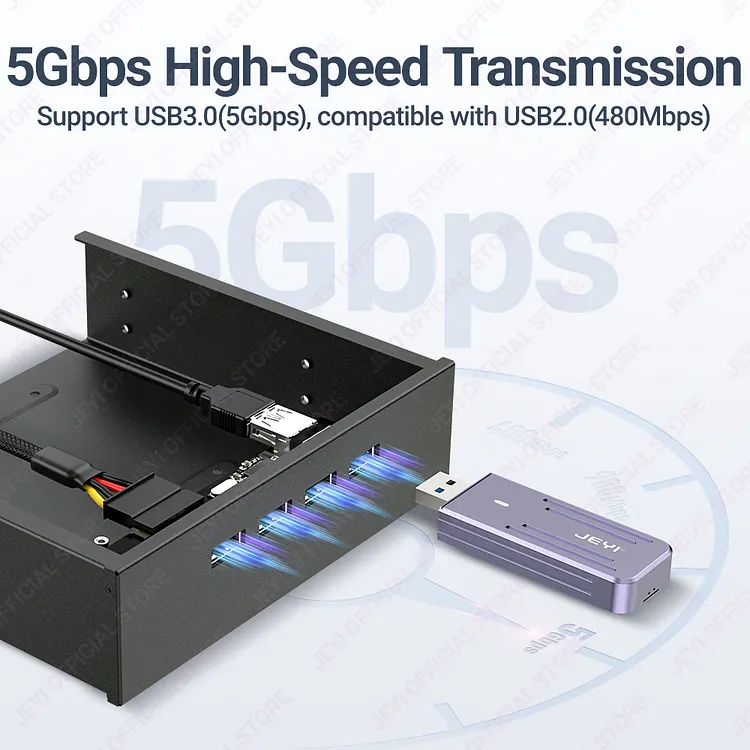 JEYI USB 3.0 Front Panel Hub, Optical Drive 5.25