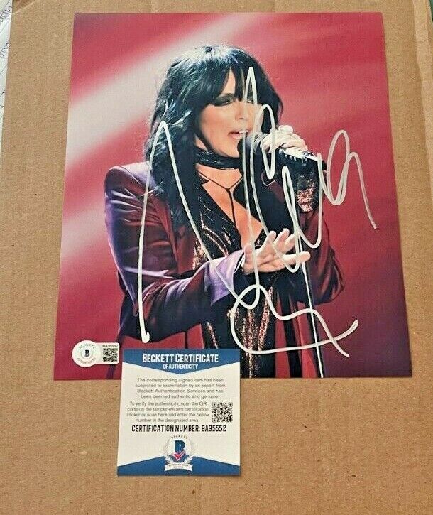 NENA SIGNED MUSIC 8X10 Photo Poster painting 99 RED BALLONS SINGER BECKETT CERTIFIED #3