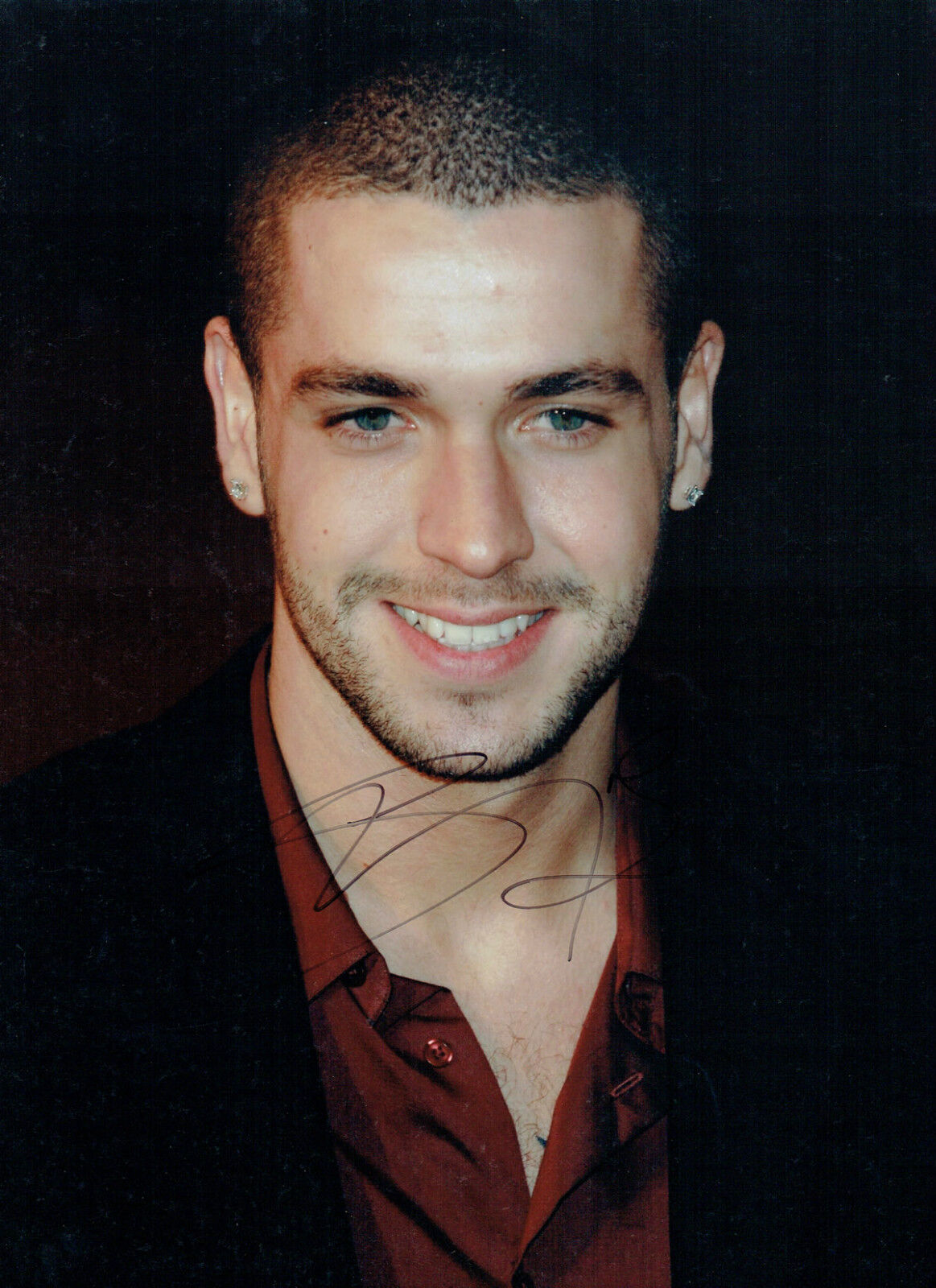 Shayne WARD SIGNED Autograph 16x12 Photo Poster painting Music AFTAL COA X-Factor Winner RARE