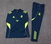 Joyfball 2025/2026 Real Madrid Half-Pull Training Suit Royal blue Football Shirt 1:1 Thai Quality