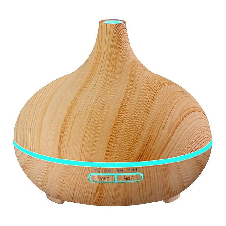 300 ml Essential Oil Diffuser With Dark and Light Wood Grain