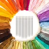 12pcs Stainless Steel Sewing Needles Set Self-Threading Embroidery Tools