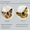 DIY Embroidered Butterfly Brooch Embroidery Butterfly Lapel Pin Clothes Decoration for Backpack Pants T-Shirt Jacket Bags Dress Jeans