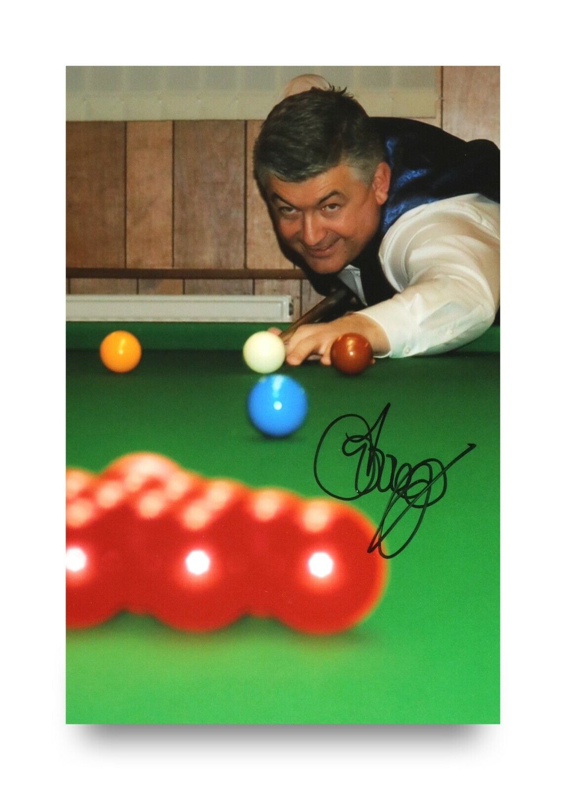 John Parrott Hand Signed 6x4 Photo Poster painting Snooker Champion Autograph Memorabilia + COA