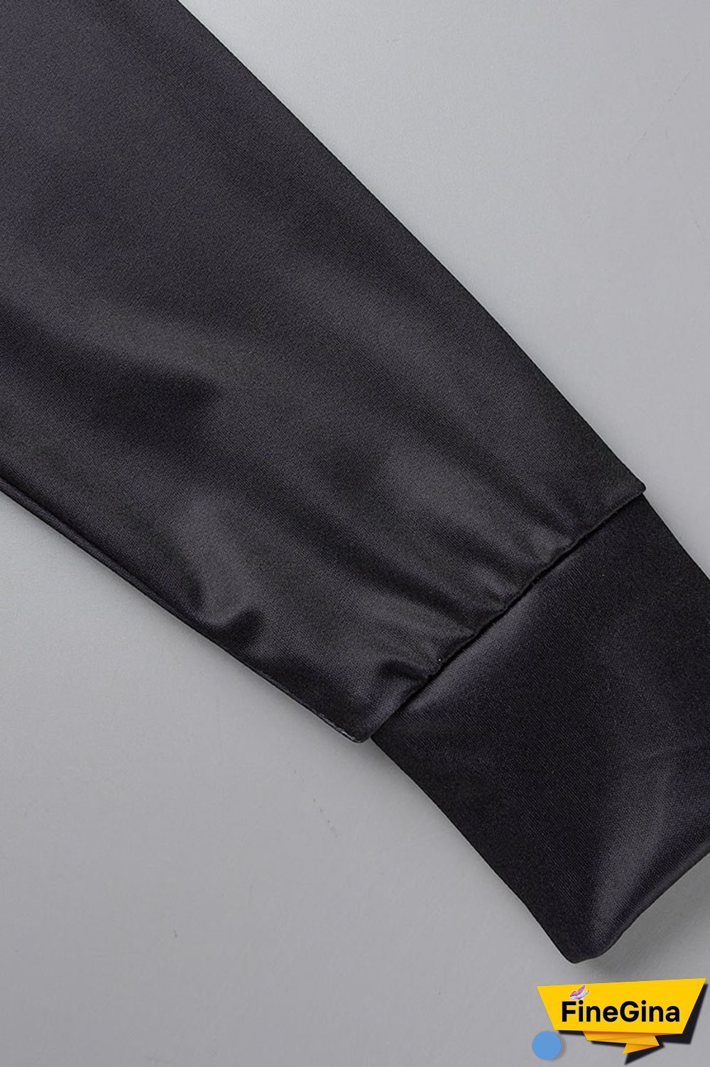 White Casual Striped Print Patchwork Hooded Collar Long Sleeve Two Pieces