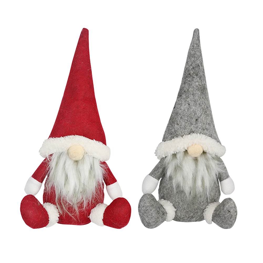 

Faceless Doll Sitting Santa Claus Party Christmas Decoration Home Ornament, Red, 501 Original