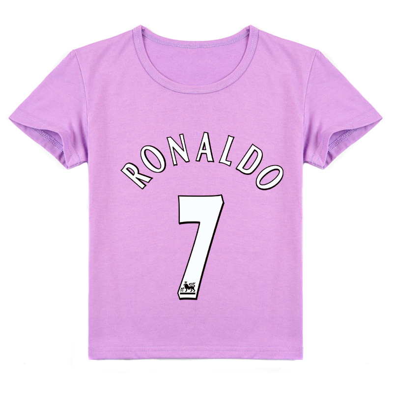 Mayoulove Kids' Cristiano Ronaldo Short Sleeve T-Shirt - Stylish Soccer Tee for Boys  Girls, Perfect Gift-Mayoulove