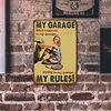 My Garage My Rules - Vintage Metal Signs - 30*40cm