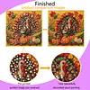 DIY Pre-Framed Autumn Festival Button Art Canvas Kit