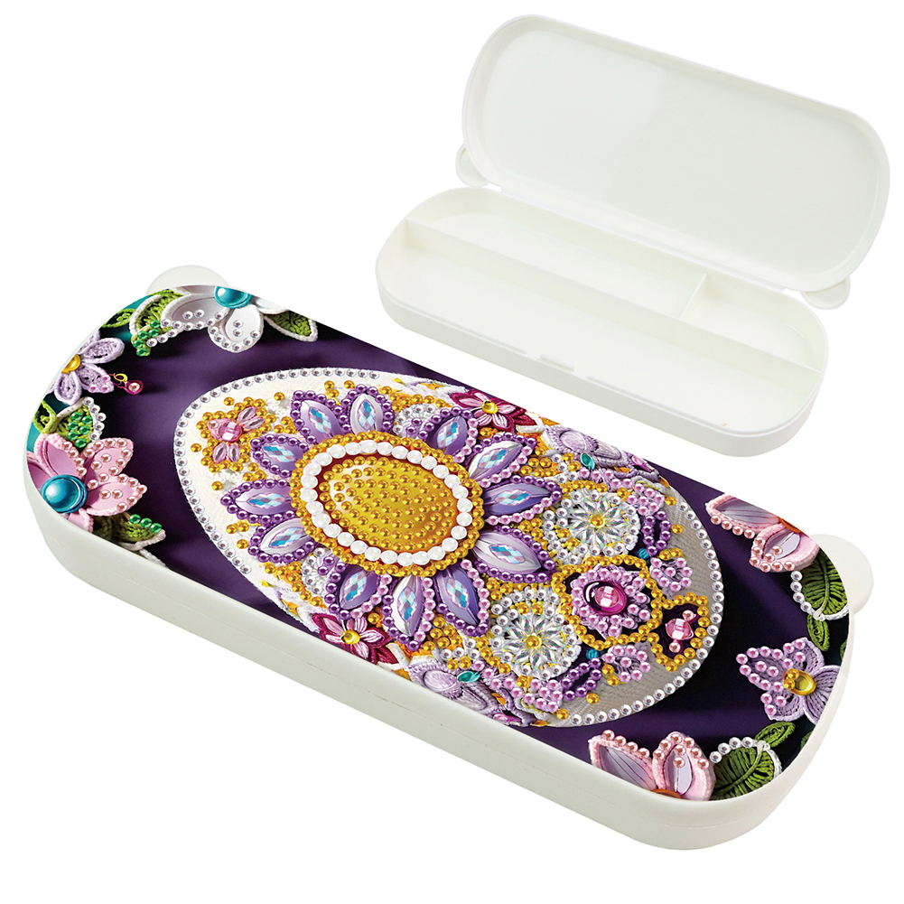Easter Diamond Painting Storage Box Wooden Jewelry Case for Adults Beginners