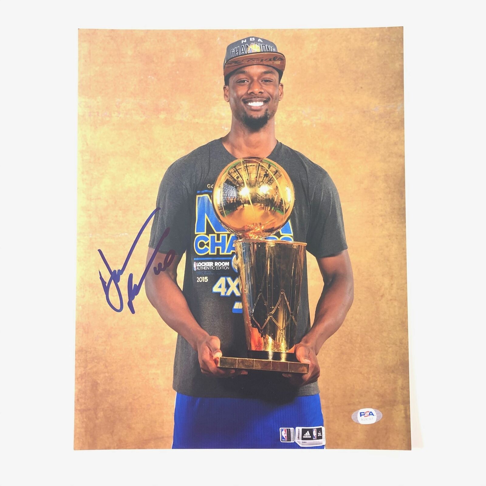 Harrison Barnes signed 11x14 Photo Poster painting PSA/DNA Golden State Warriors Autographed