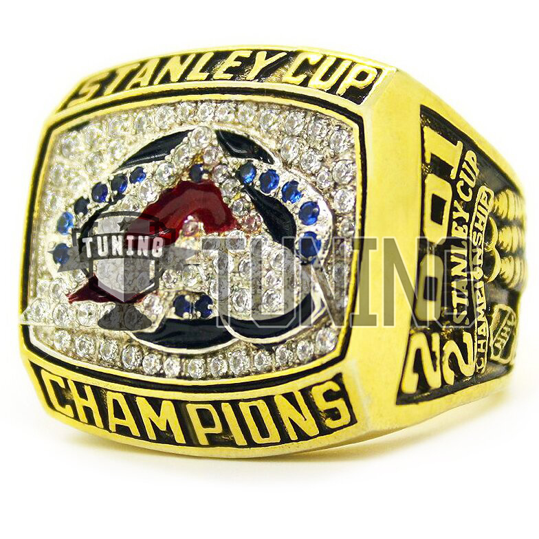 1995 - 1996 Colorado Avalanche Stanley Cup Championship Ring, Custom  Colorado Avalanche Champions Ring