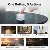 Smart Scene Switches Rotary Button 5 Actions Home Scenarios Smart Wireless Knob Button Switches Battery-Powered for Home Automation Intelligent DIY