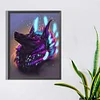 5D DIY Full Round Drill Diamond Painting Wolf Kit Home Decoration Craft(A7100)