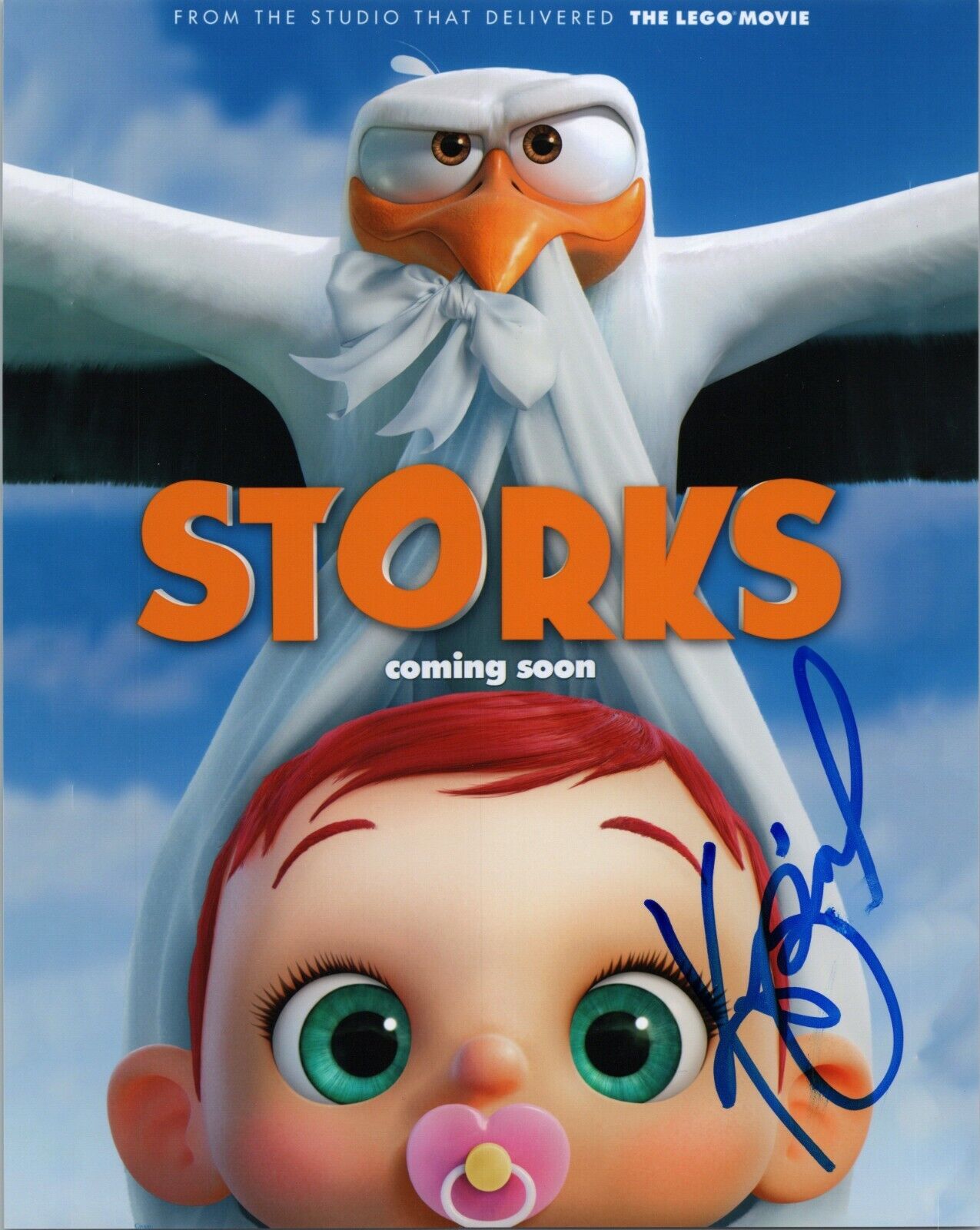 ~~ KEEGAN-MICHAEL KEY Authentic Hand-Signed STORKS