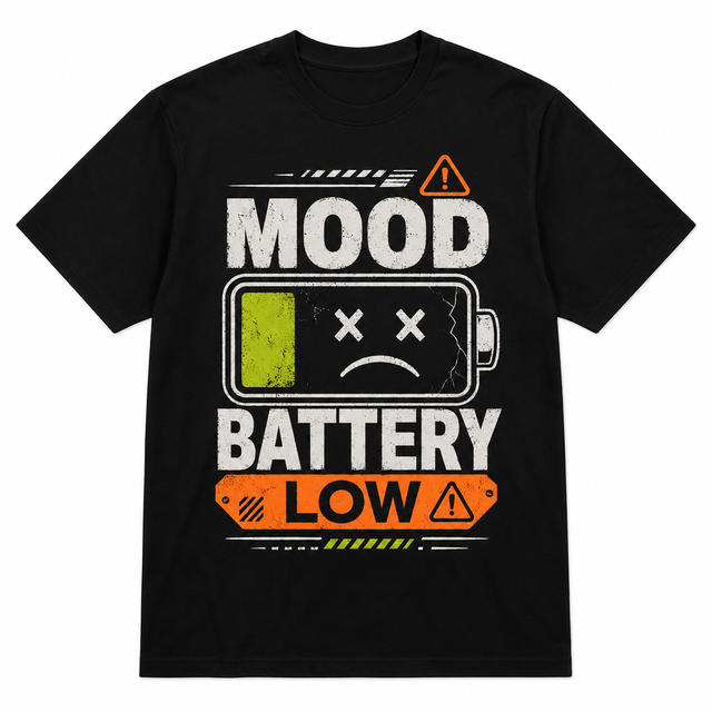 Mood Battery Cotton T-Shirt