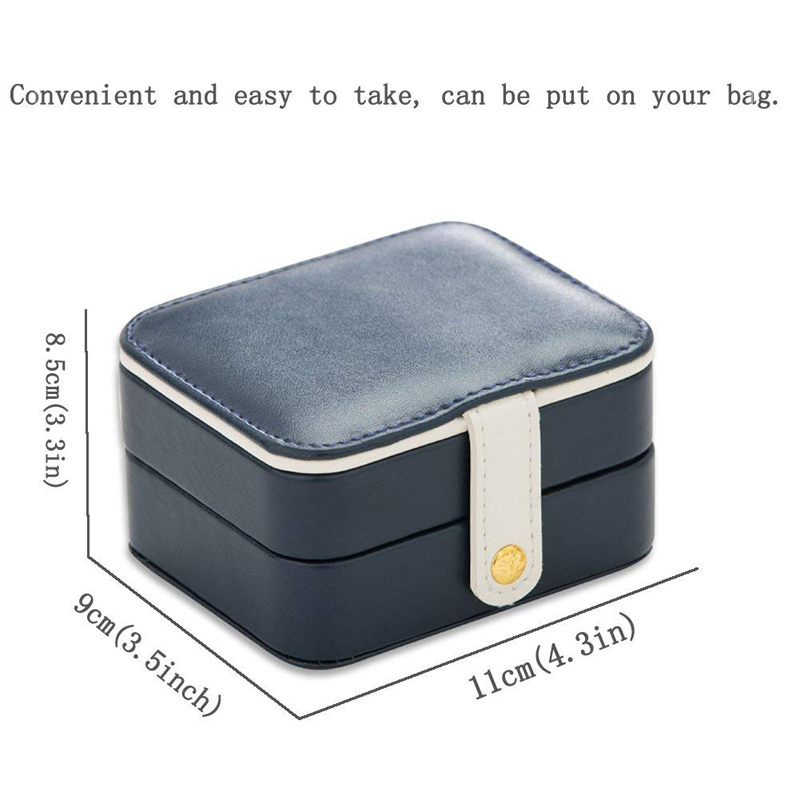 Jewelry Organizer Box Travel Portable Jewelry Storage Case Accessories Holder Pouch for Earring,Lipstick,Necklace,Bracelet,Rings