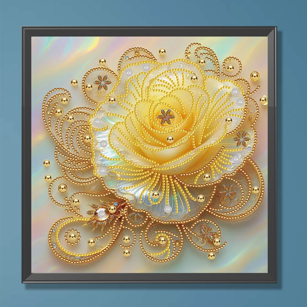 Diamond Painting - Partial Special Shaped Drill - Rose(Canvas|30*30cm)