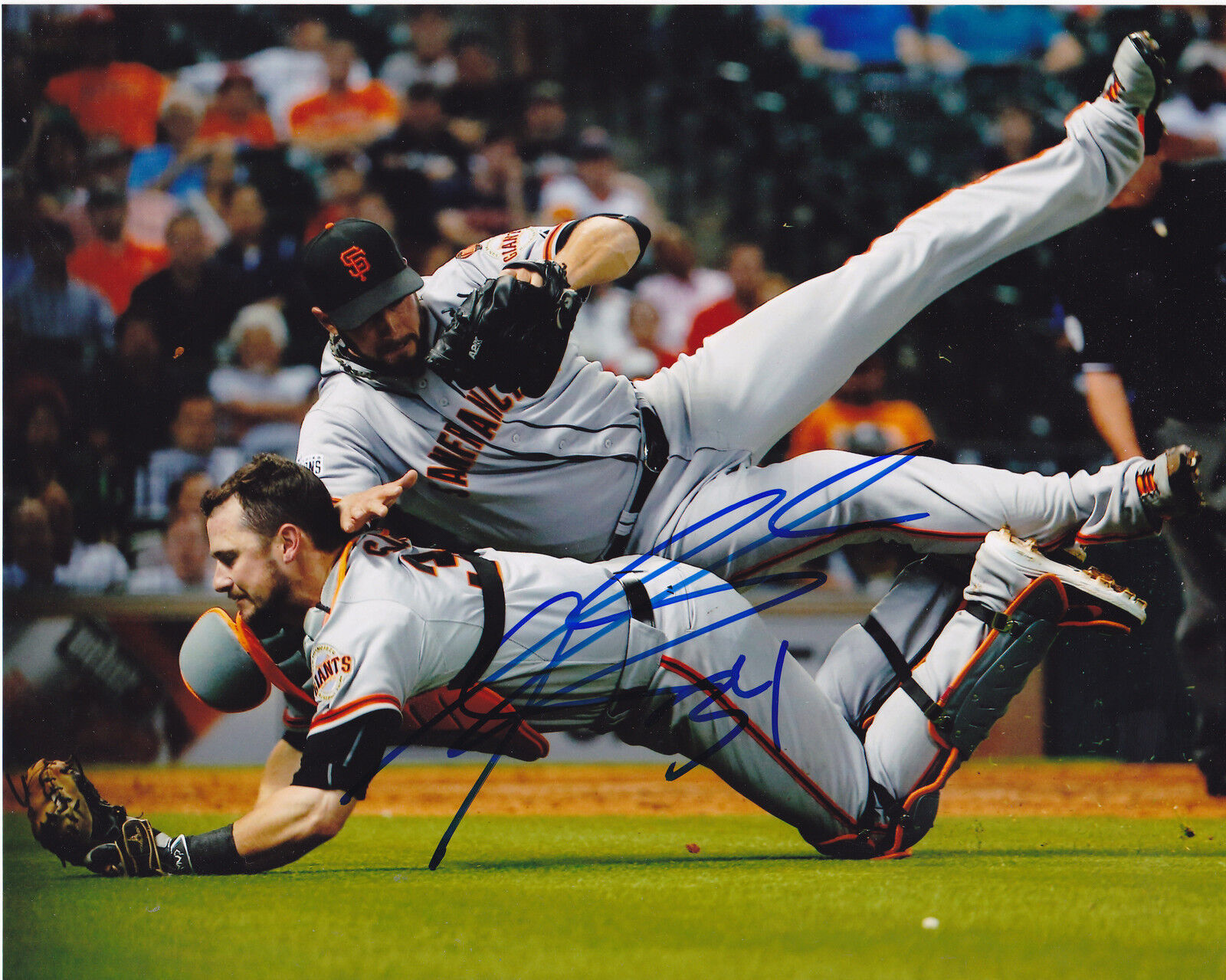 ANDREW SUSAC SAN FRANCISCO GIANTS ACTION SIGNED 8x10