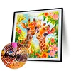 Giraffe - runder Bohrer Diamant Malerei - 30 * 30cm