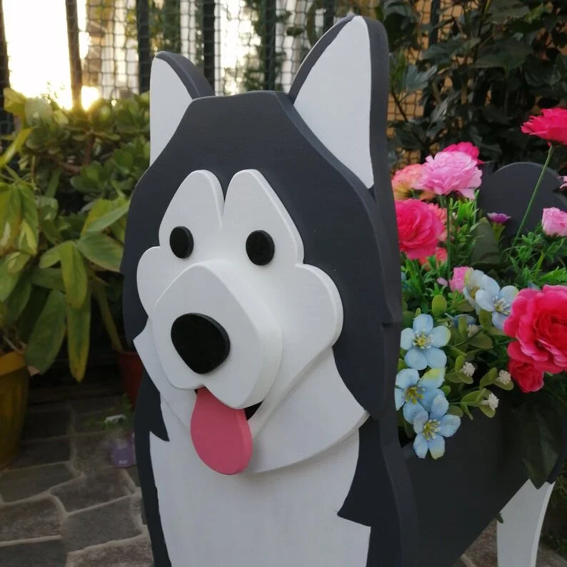 Alaska Malamute planter