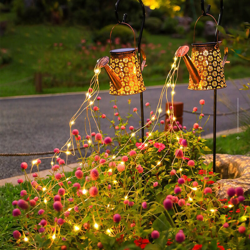 LED Solar Watering Can Light