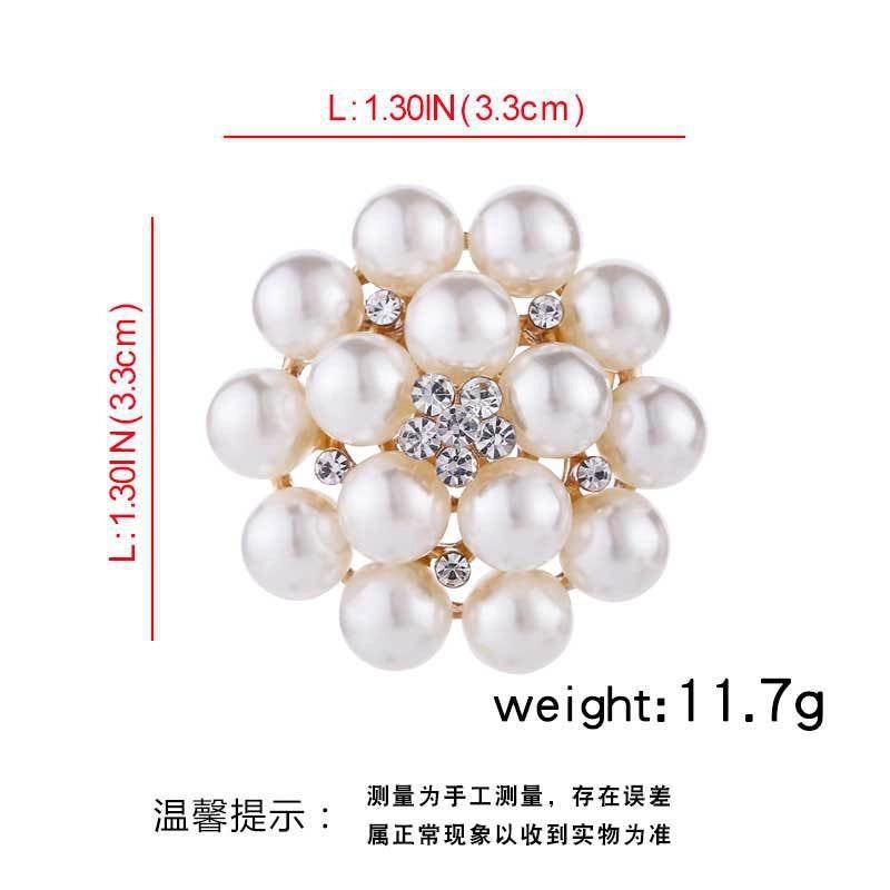 Elegant Glam Pin Heart Shape Flower Bow Knot Alloy Plating Artificial Pearls Women’s Brooches