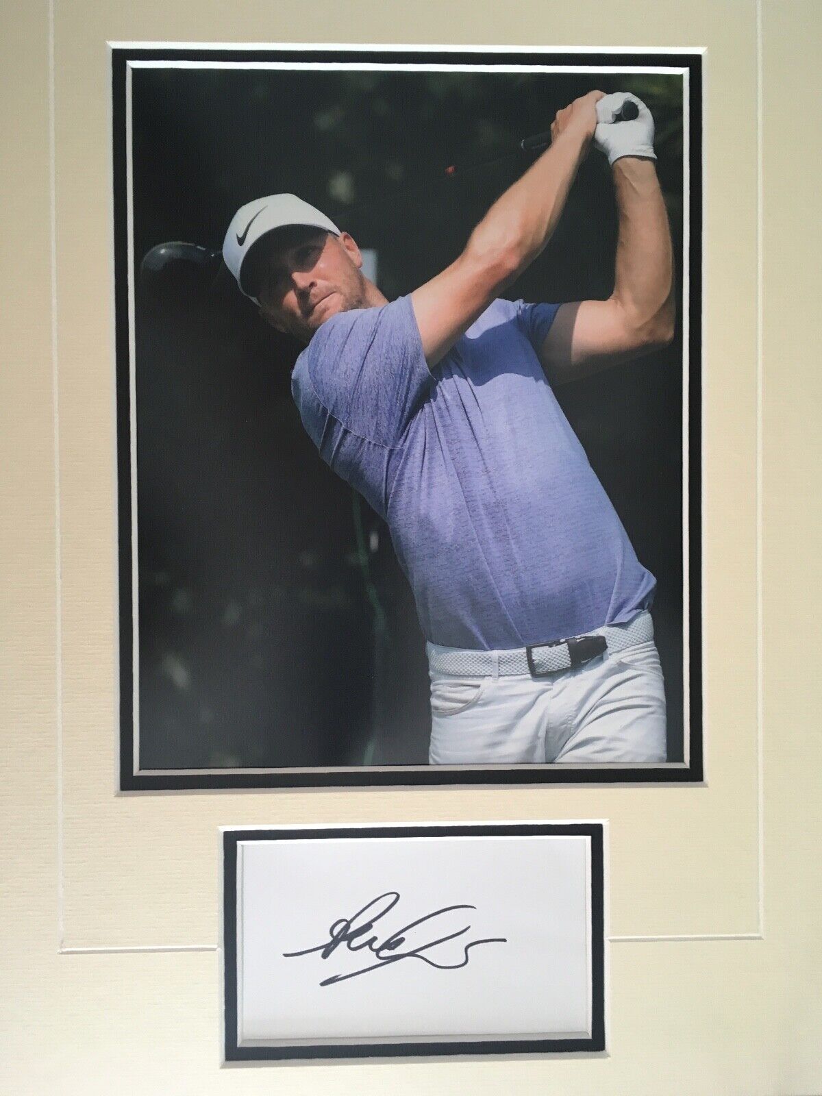 ALEX NOREN - SWEDISH PROFESSIONAL GOLFER - SUPERB SIGNED Photo Poster painting DISPLAY
