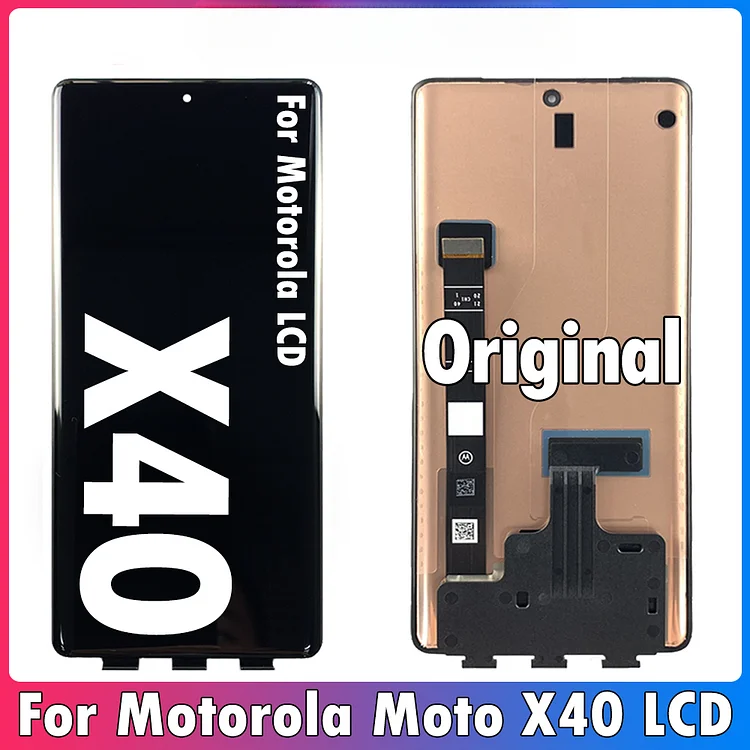 Original 6.7" For Motorola Moto X40 LCD Display Touch Screen Digitizer Assembly For X40 XT2301-5 Display Repair