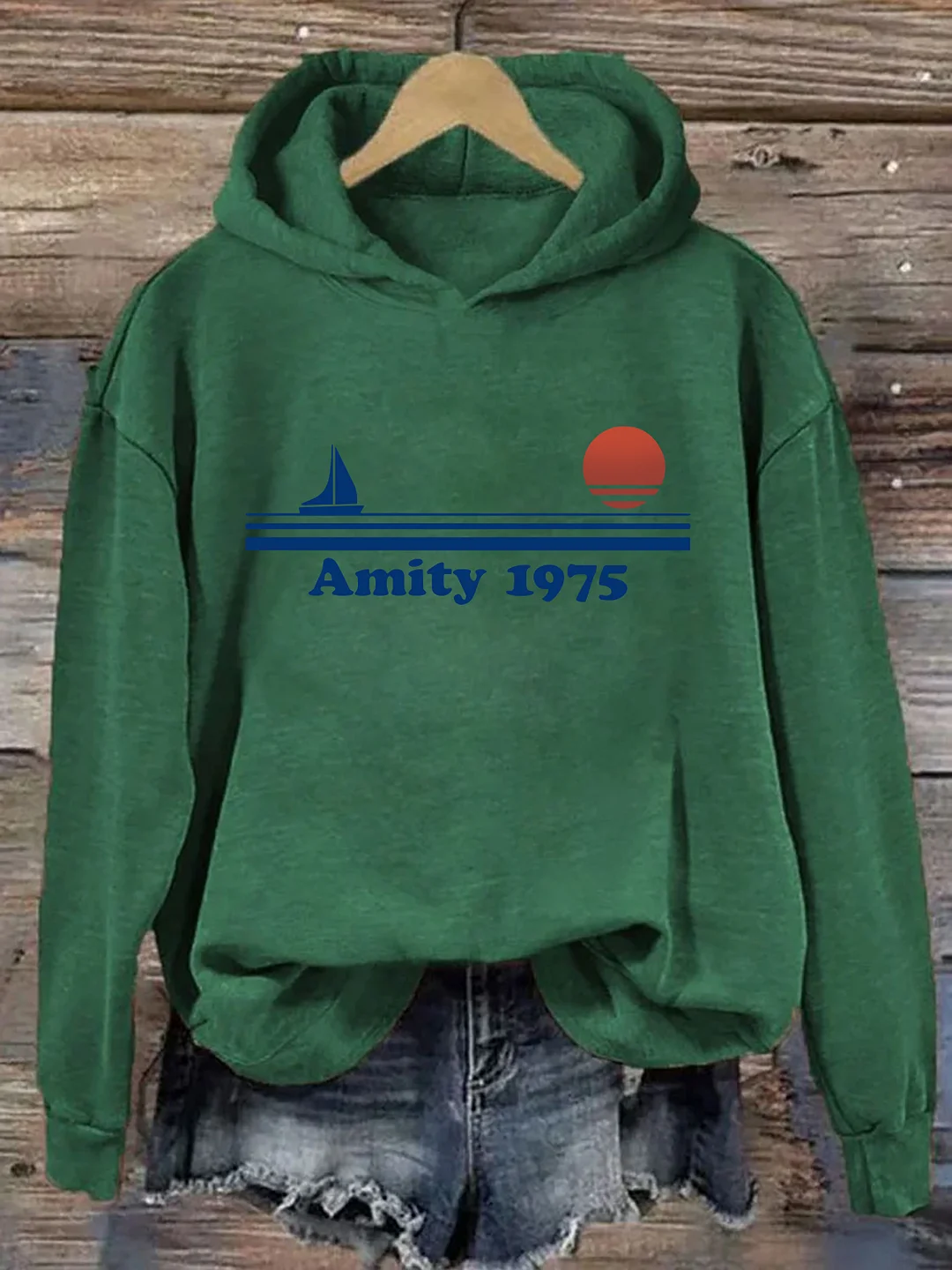 Jaws Amity 1975 Hoodie