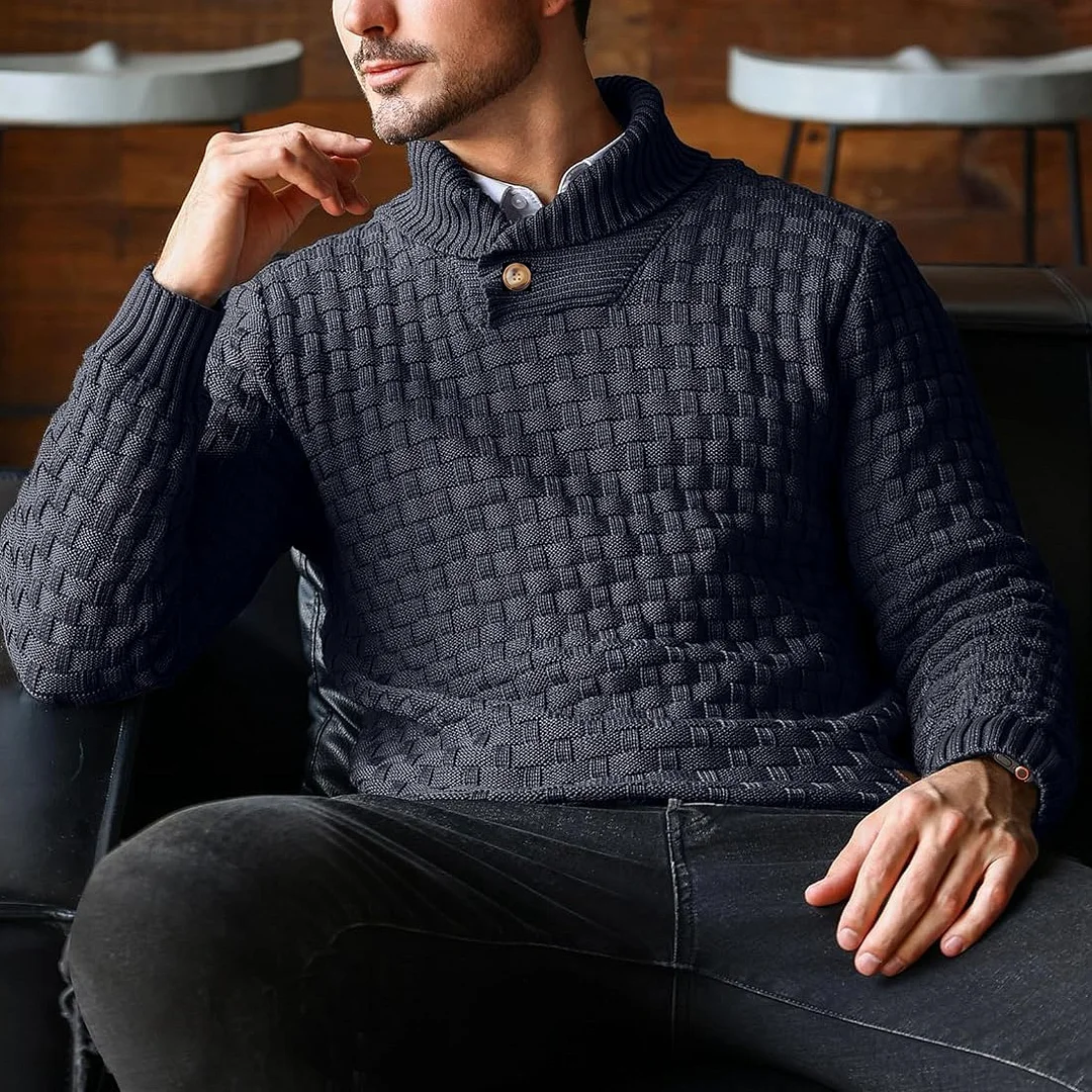 Casual Solid Color Knitted Cardigan