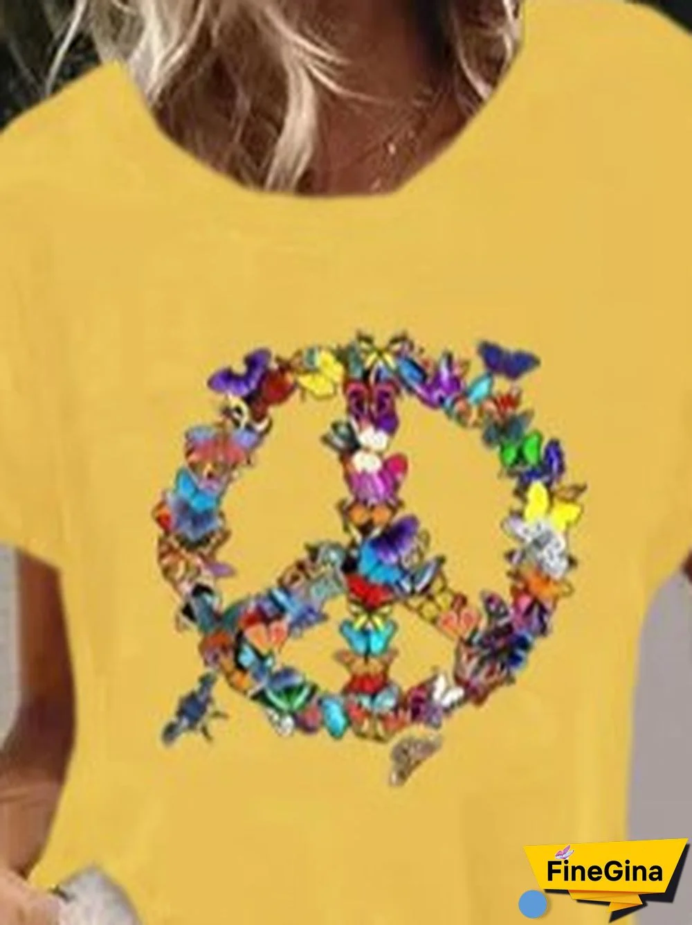 Shift Floral Crew Neck Short Sleeve T-shirt