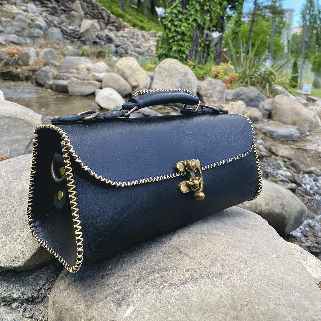 Handmade Leather Handbag, Small Leather Purse for Women