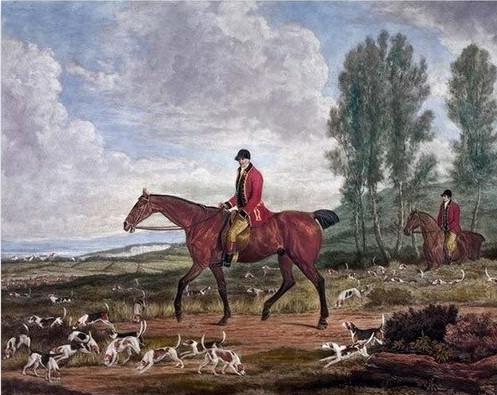 

Horses and Hunting Hounds – Paint By Numbers - 40*50CM, 501 Original