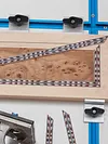 4Pcs T Track Stop Block Bi-Directional Short Stop Kit Woodworking Bench Top Jig