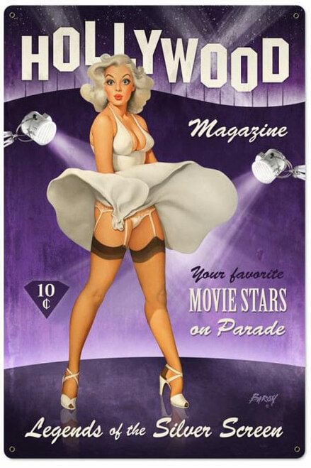 【20*30cm/30*40cm】Pin - Up Girls Sexy Girls - Vintage Tin Signs/Wooden Signs