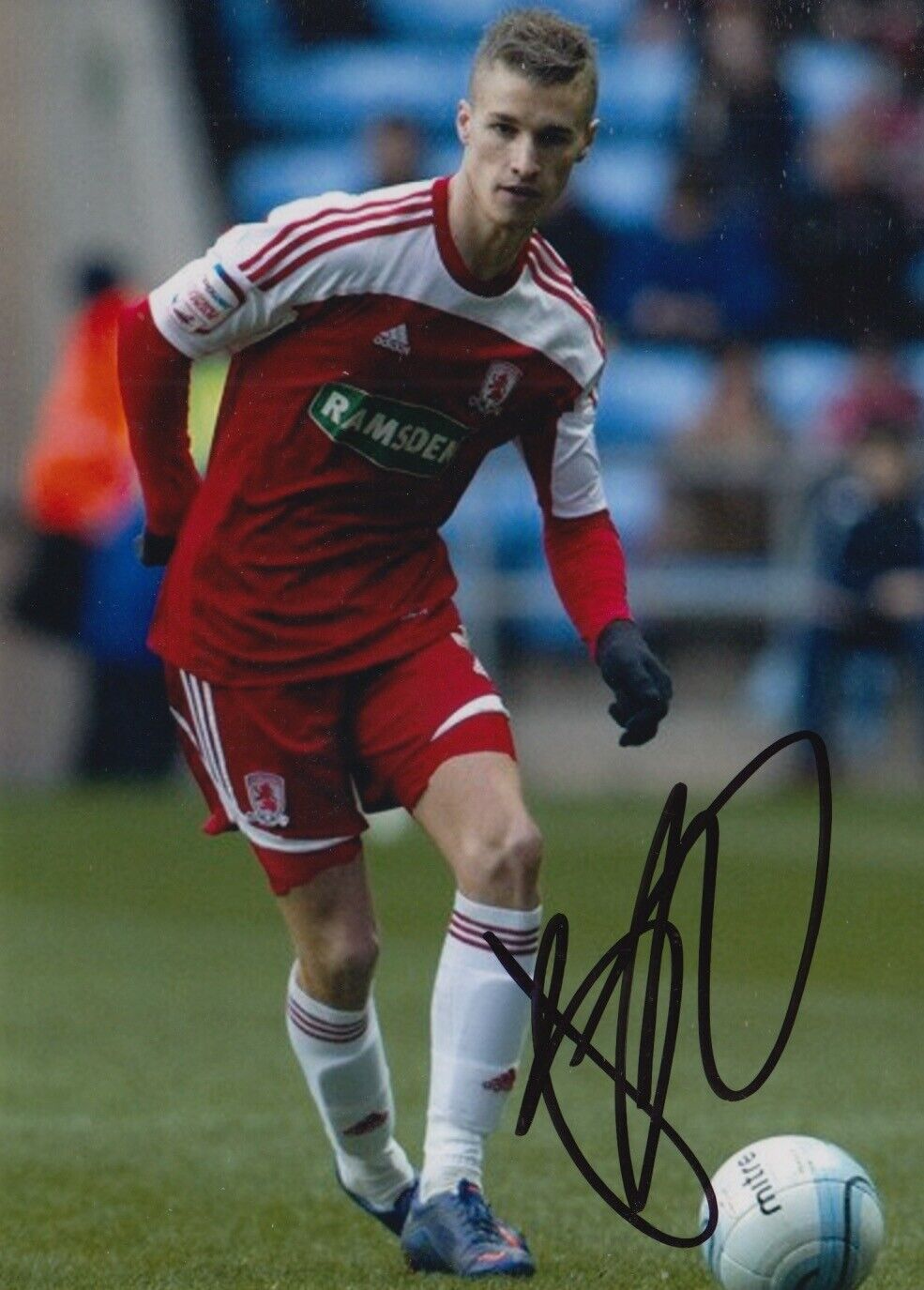 Joe Bennett Hand Signed 7x5 Photo Poster painting Football Autograph Middlesbrough 6