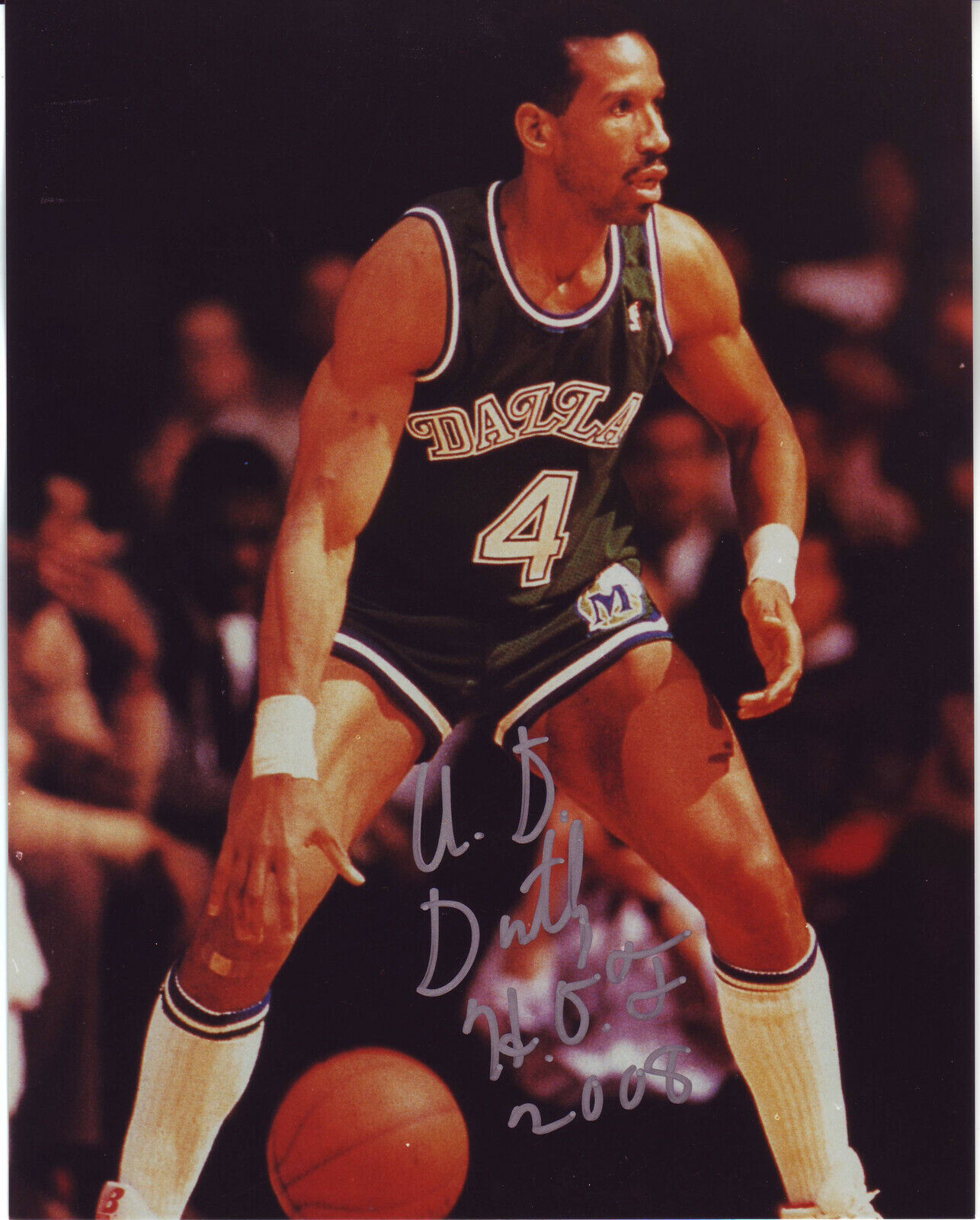 Adrian Dantley #2 8x10 Signed Photo Poster painting w/ COA Dallas Mavericks 033119